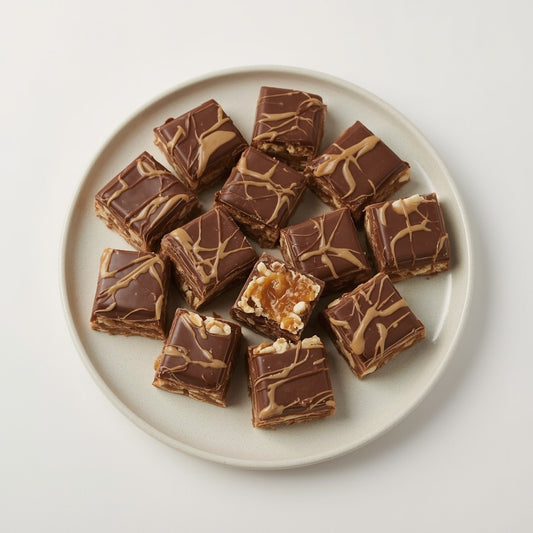 Viorestan Caramel Chocolate Crisp Squares