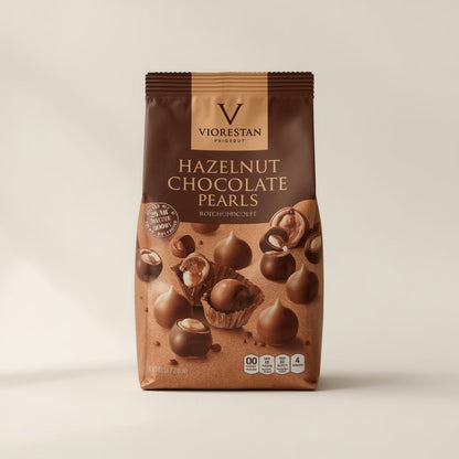 Viorestan Hazelnut Chocolate Pearls